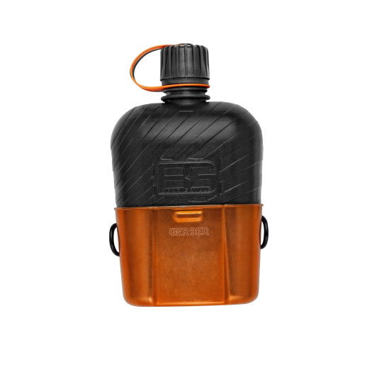 Фляга столова пляшка для води Gerber Bear Grylls з чашкою для приготування їжі, 31-001062 