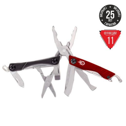 Мультитул Gerber Dime Micro Tool, червоний 