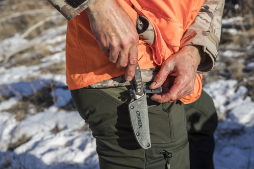 Нож складной Gerber Downwind Caper, черный, коробка (1059841)