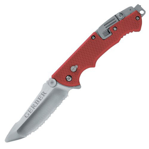 Складной нож Gerber Hinderer Rescue, серрейторное лезвие, коробка, 22 ...